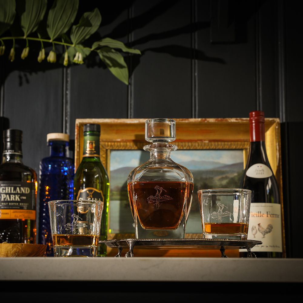 Golf Glass Decanter & Tumbler Set - Wick'ed Fragrance House