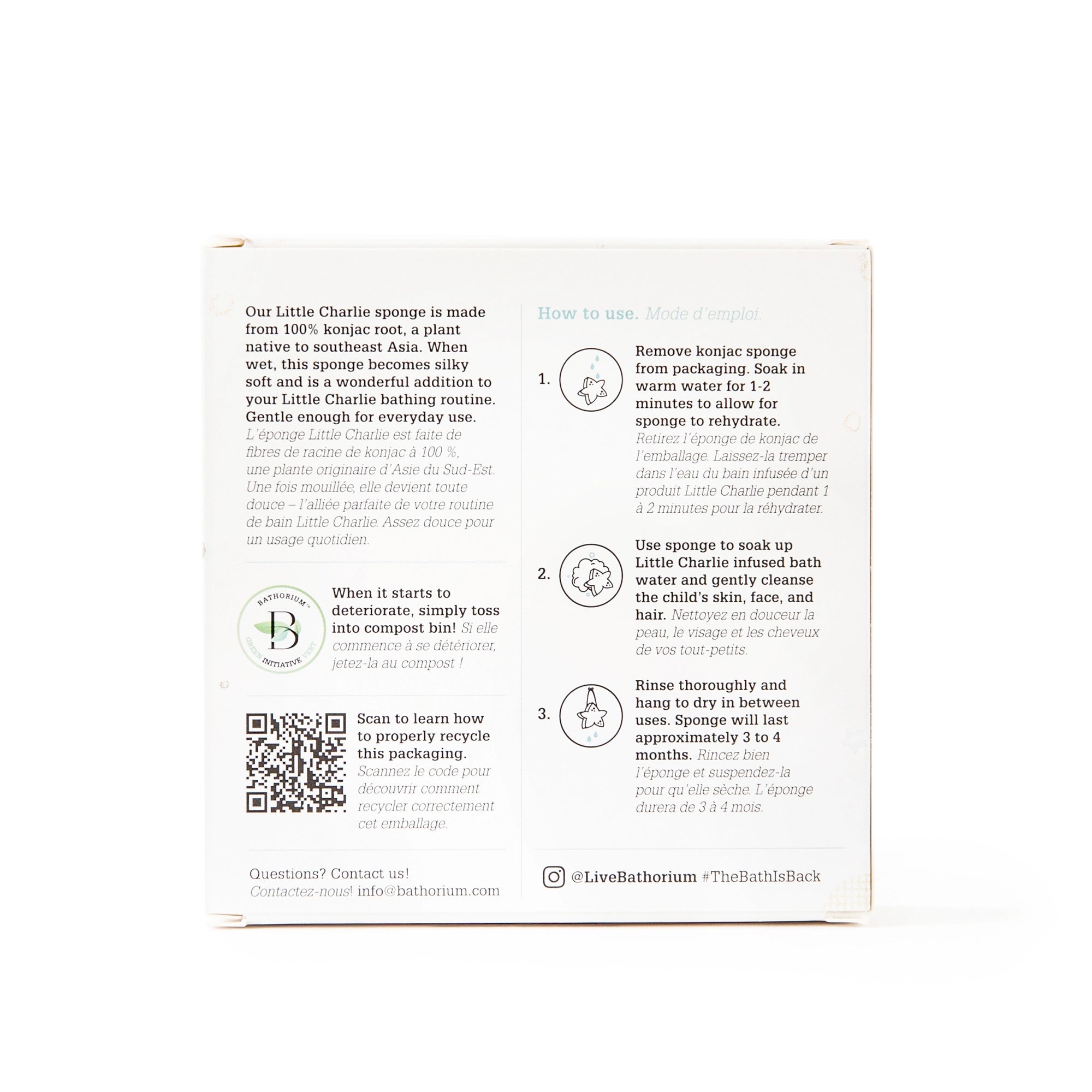 LITTLE CHARLIE BODY SPONGE - Wick'ed Fragrance House