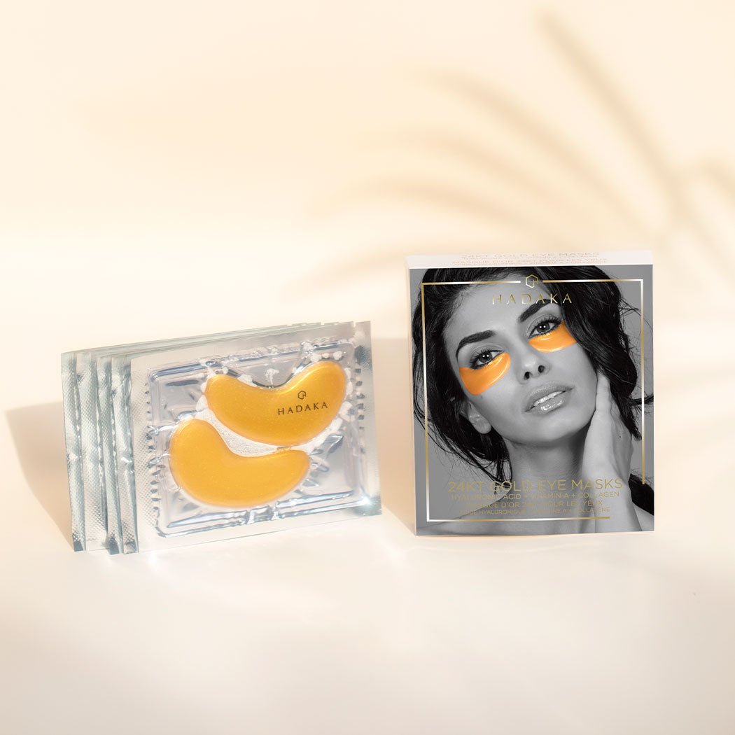 24KT Gold Eye Mask. Hydrating & Brightening Ha+Vita+Collagen - Wick'ed Fragrance House
