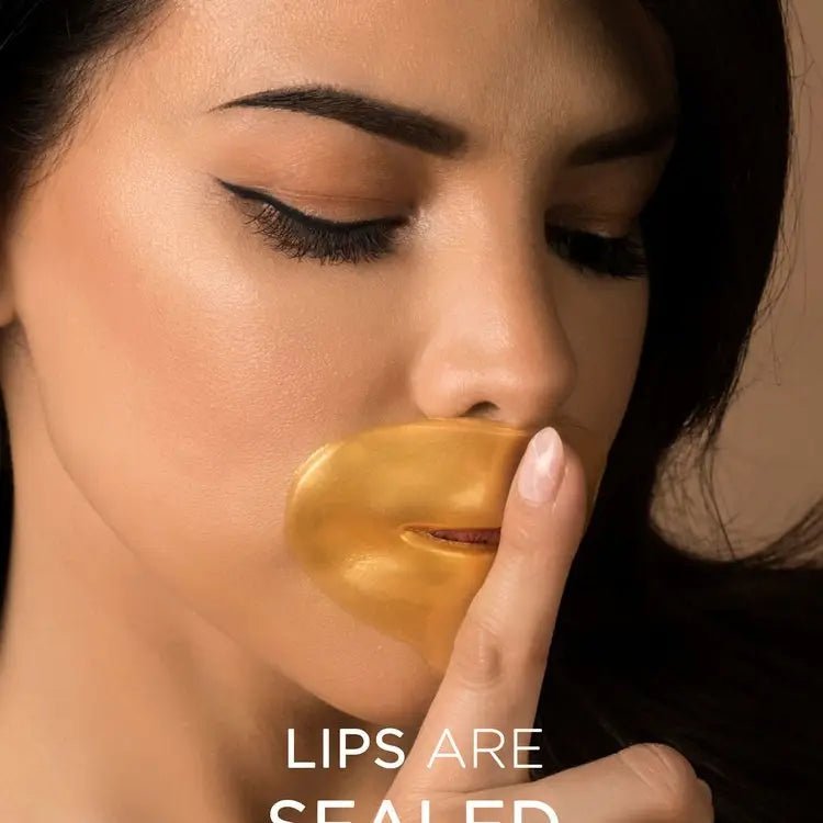 24KT Gold Lip Mask. Hydrating & Brightening Ha+Vita+Collagen - Wick'ed Fragrance House