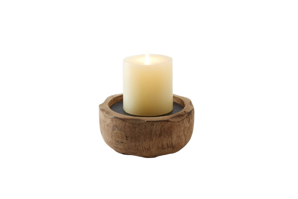 Barnwood Candle Stand - Wick'ed Fragrance House