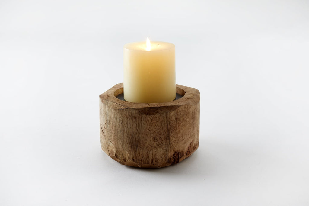 Barnwood Candle Stand - Wick'ed Fragrance House