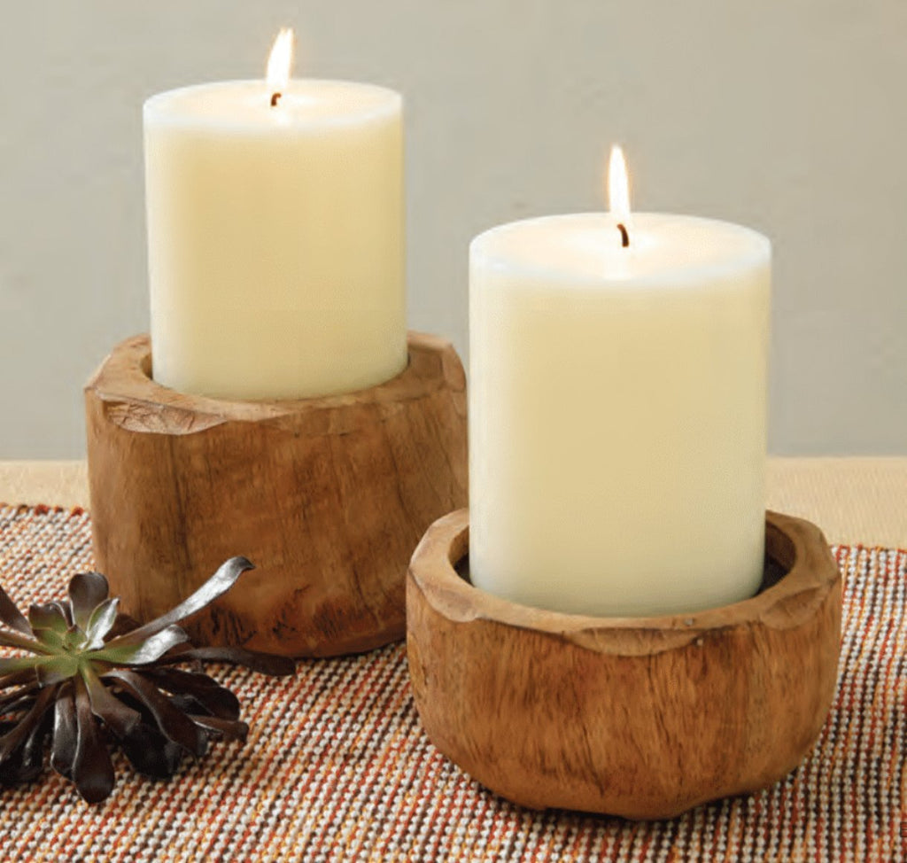 Barnwood Candle Stand - Wick'ed Fragrance House