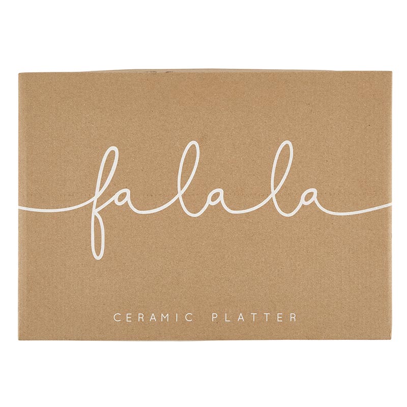 Ceramic Serving Platter - Falala - Wick'ed Fragrance House