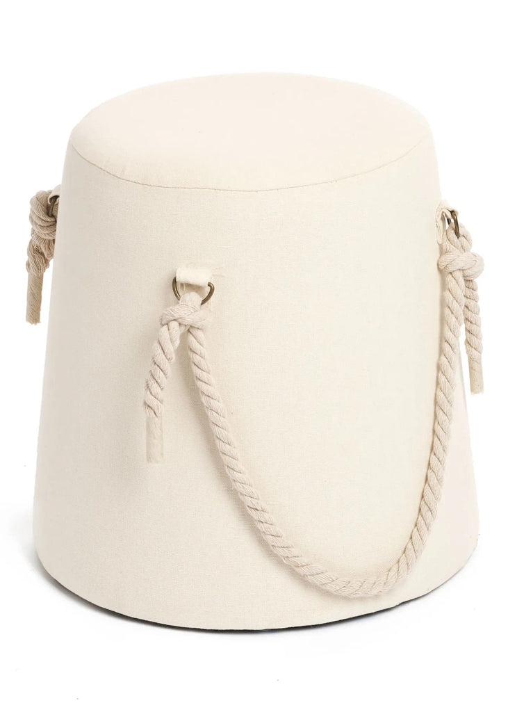 Cotton Pouf With Cord Handle - Wick'ed Fragrance House