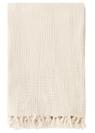 Fringe Cotton Throw - Wick'ed Fragrance House