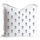 Hand Block Floral Fringe Pillow Cover | Grace - Wick'ed Fragrance House