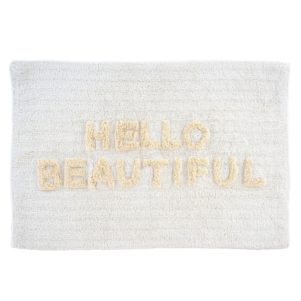 Hello Beautiful Bath Mat - Wick'ed Fragrance House