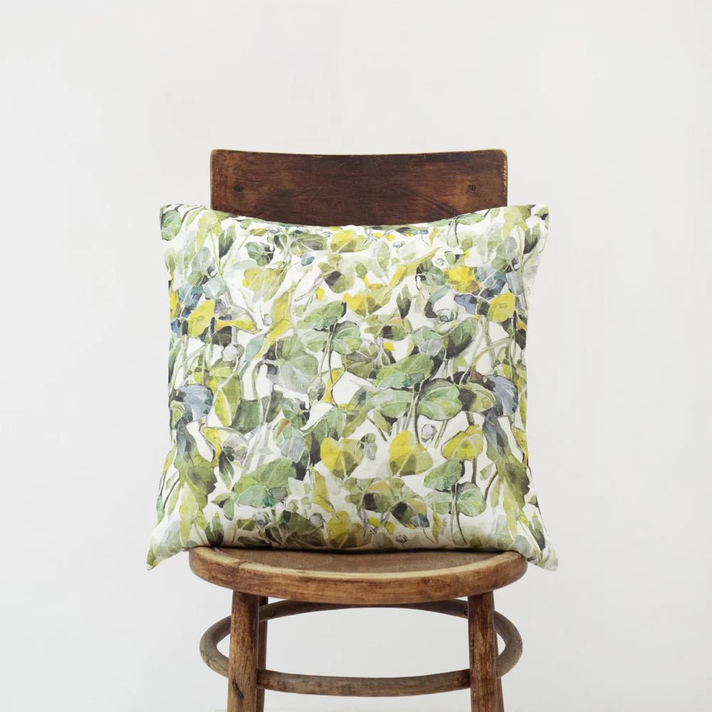 Lotus Linen Cushion Cover - Wick'ed Fragrance House