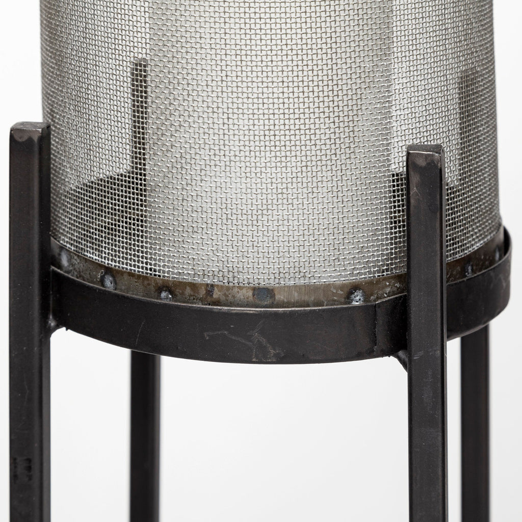 Meshed Metal Candle Lanterns - Wick'ed Fragrance House