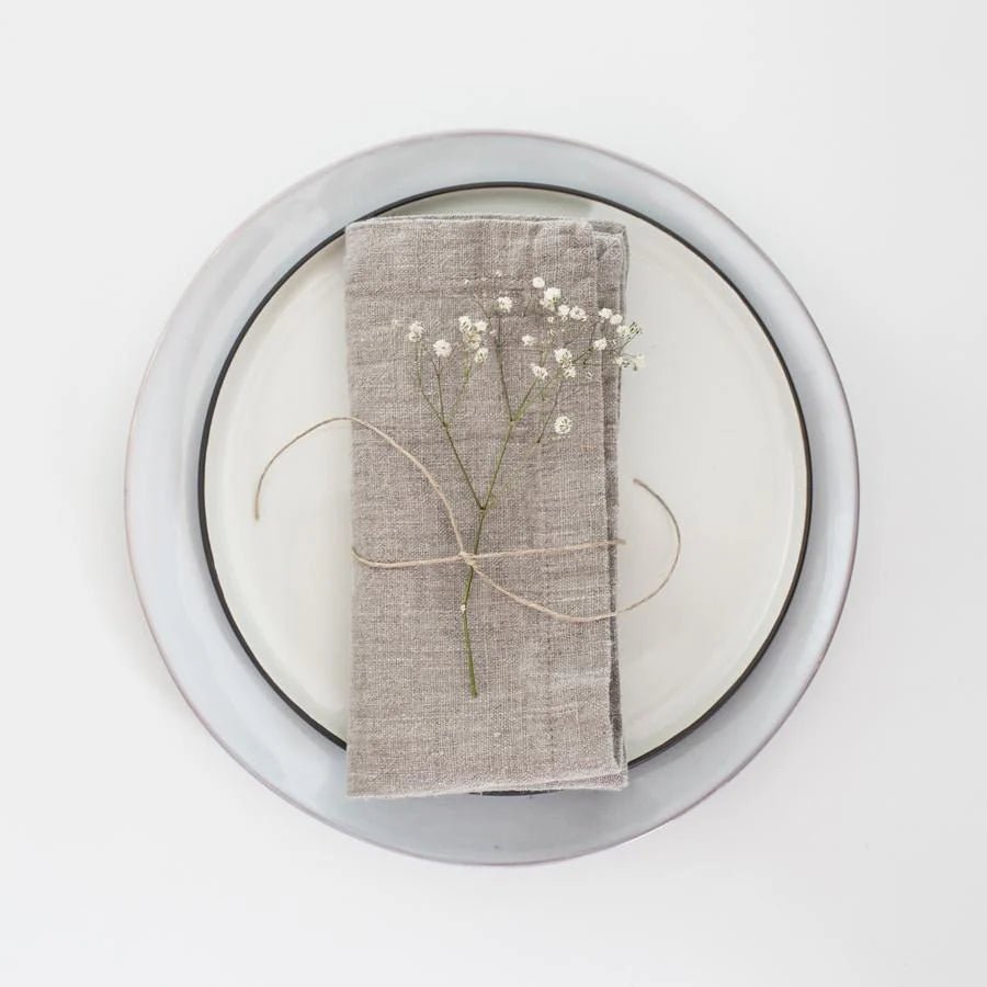 Natural Linen Napkins - Wick'ed Fragrance House