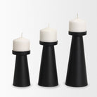 Quadir Matte Black Metal Candle Holder - COMING SOON - Wick'ed Fragrance House