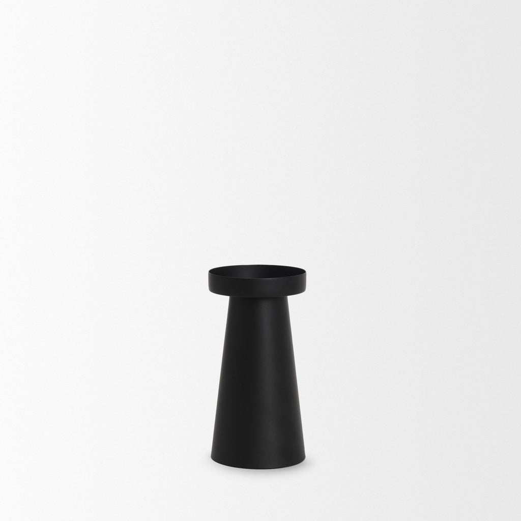 Quadir Matte Black Metal Candle Holder - COMING SOON - Wick'ed Fragrance House