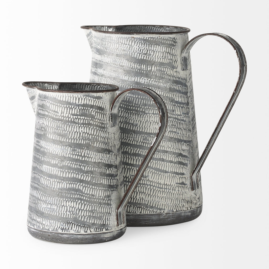 Serena II Textured Metal Jug - COOMING SOON - Wick'ed Fragrance House