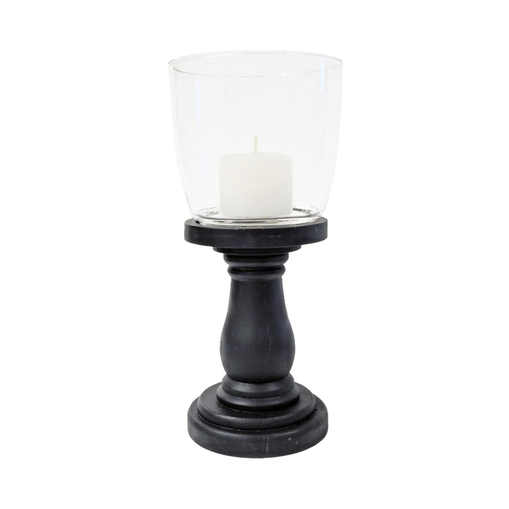 Wooden Hurricane Votive Holder - Wick'ed Fragrance House