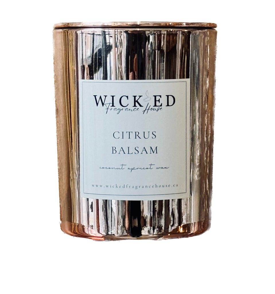 Citrus Balsam Coconut Soy Candle - Wick'ed Fragrance House