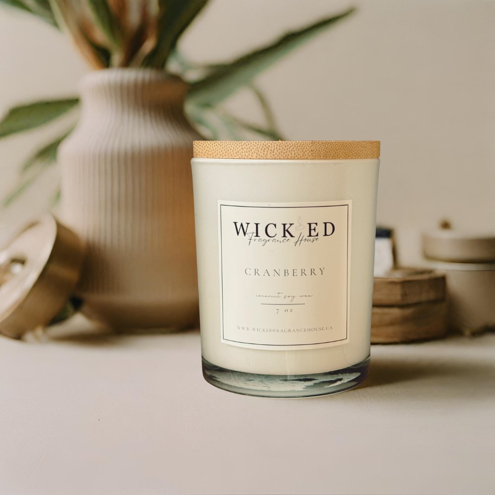 Cranberry Coconut Soy Candle - Wick'ed Fragrance House