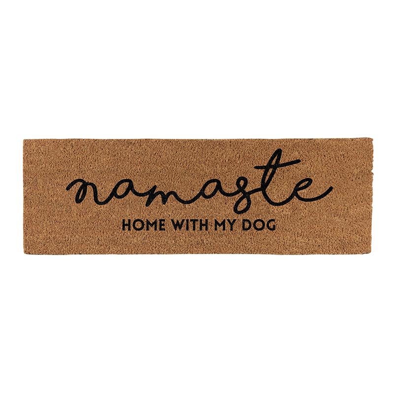 DOORMAT - NAMASTE HOME WITH MY DOG - Wick'ed Fragrance House