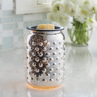 FRAGRANCE WARMER - MERCURY GLASS MOSAIC ILLUMINATION - Wick'ed Fragrance House