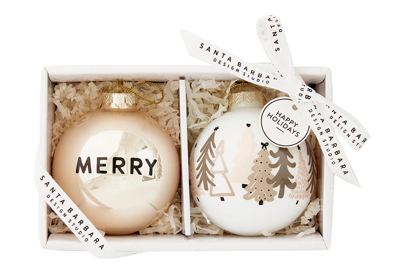 Glass Ornament Set - Wick'ed Fragrance House