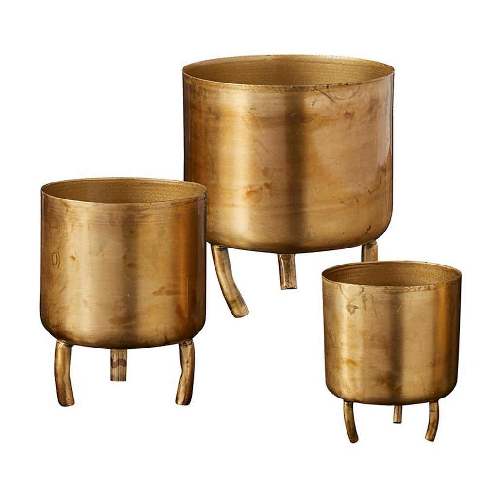 GOLD POT WITH FEET - Wick'ed Fragrance House