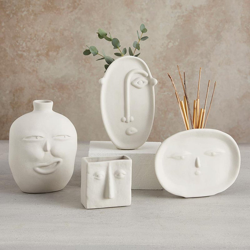 LAUGHING FACE CERAMIC POT - Wick'ed Fragrance House