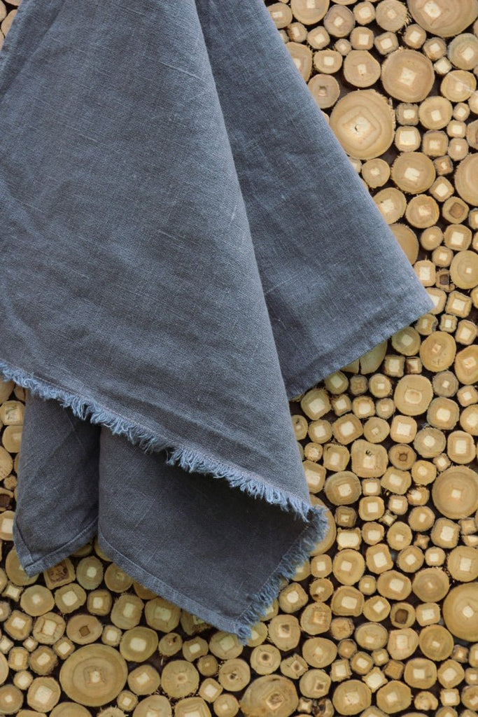 Linen Tea Towels Grey - Wick'ed Fragrance House