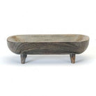 Oval Wood Carved Bowl - Wick'ed Fragrance House
