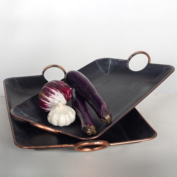 Rectangular Metal Tray - Wick'ed Fragrance House