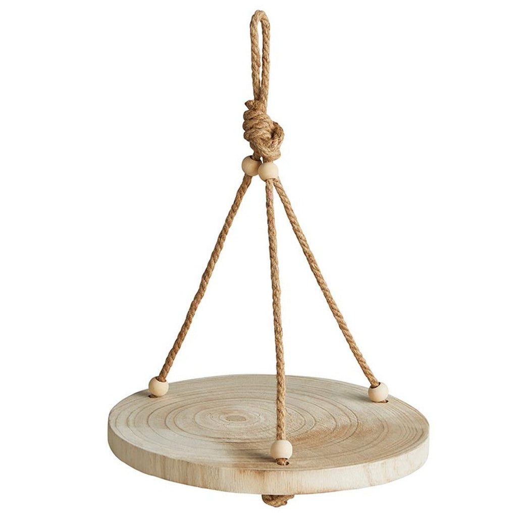 ROUND WOODEN HANGING TRAY - Wick'ed Fragrance House