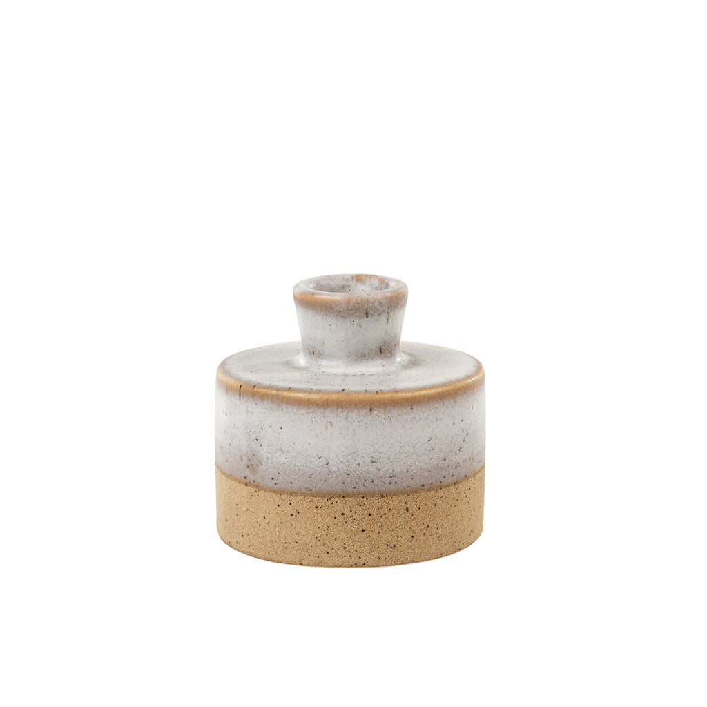 SANDY CLAY BOTTLE CANDLE HOLDER - Wick'ed Fragrance House