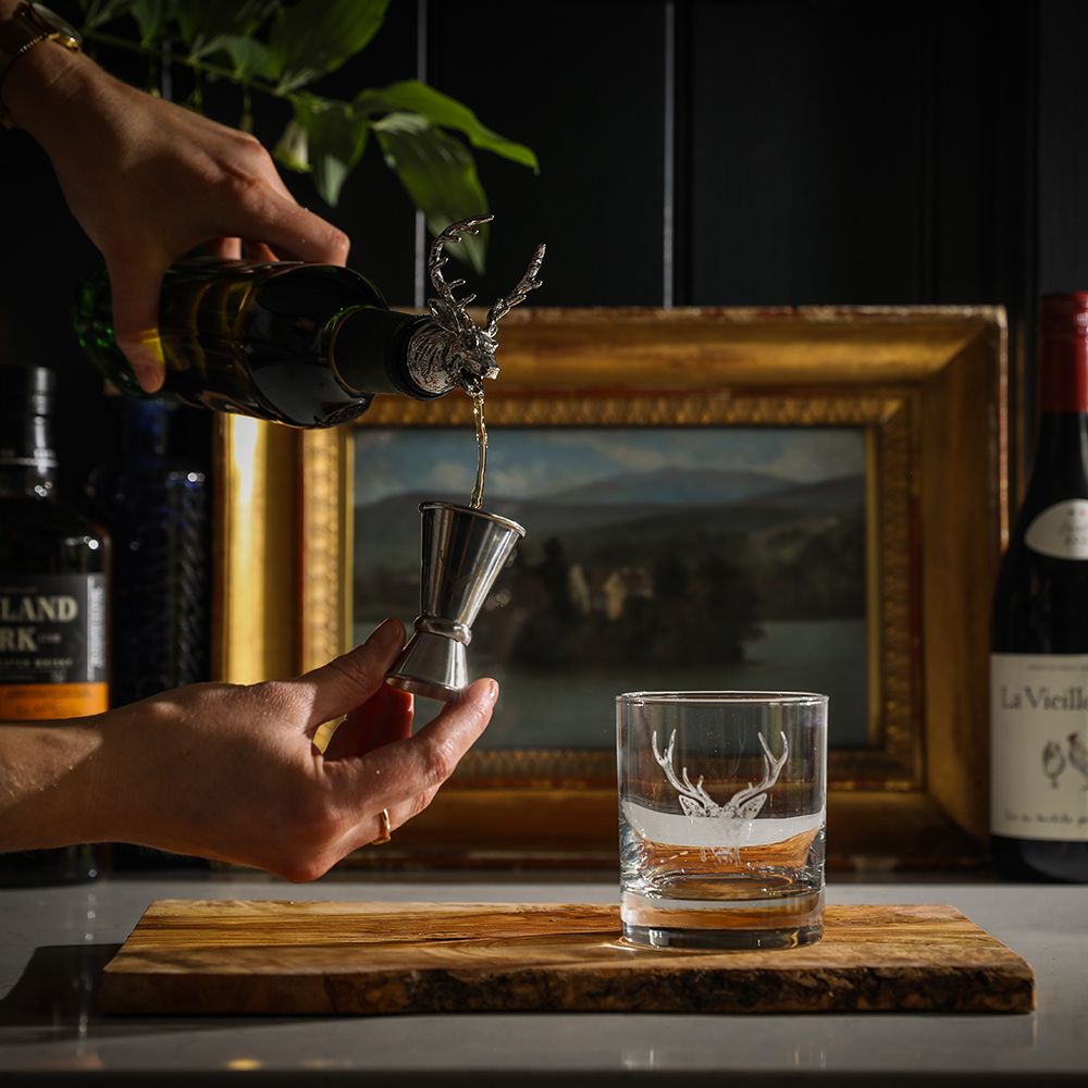 Stag Glass, Pourer & Jigger Set - Wick'ed Fragrance House