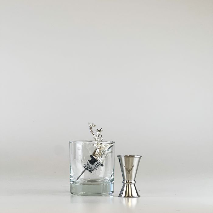 Stag Glass, Pourer & Jigger Set - Wick'ed Fragrance House