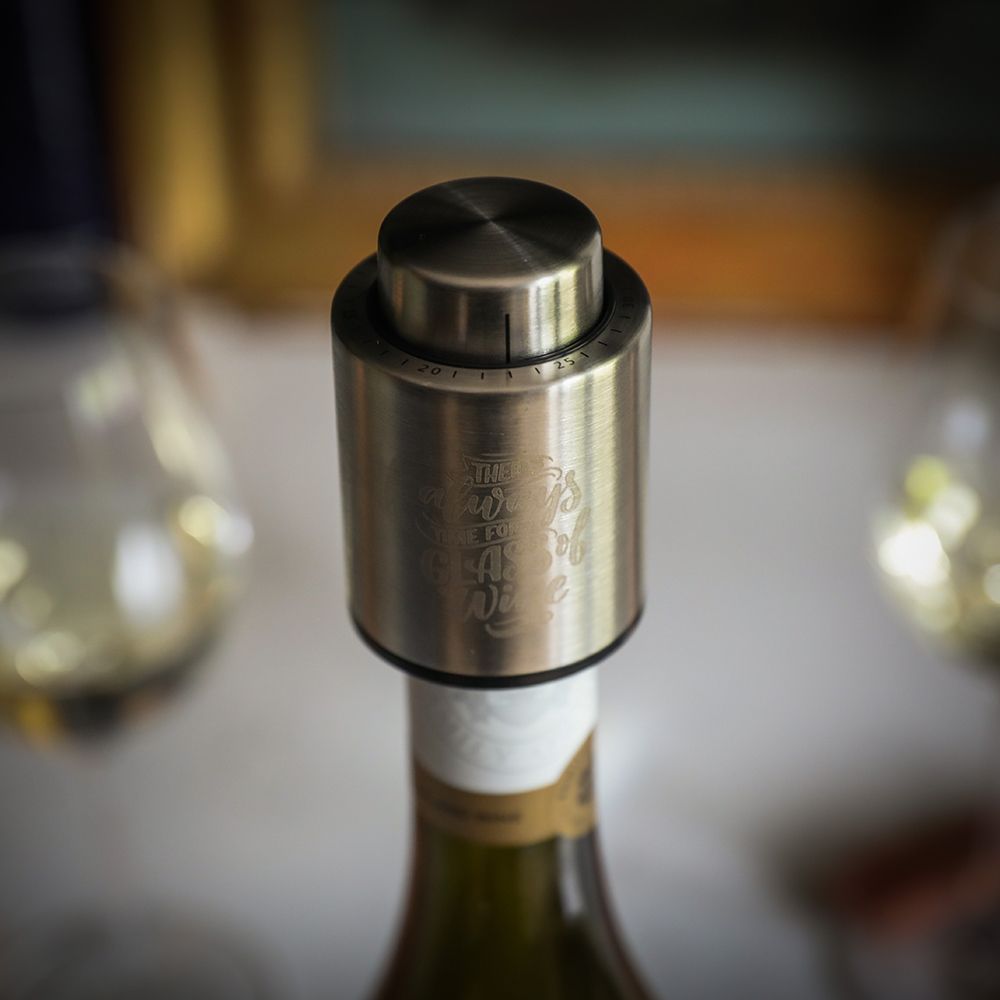 Vacuum Wine Bottle Stopper - Wick'ed Fragrance House
