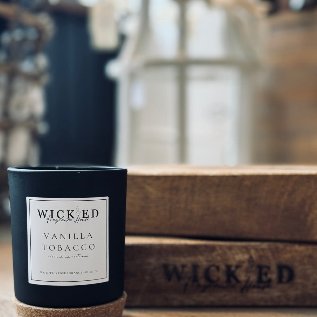 Vanilla Tobacco Candle - Wick'ed Fragrance House