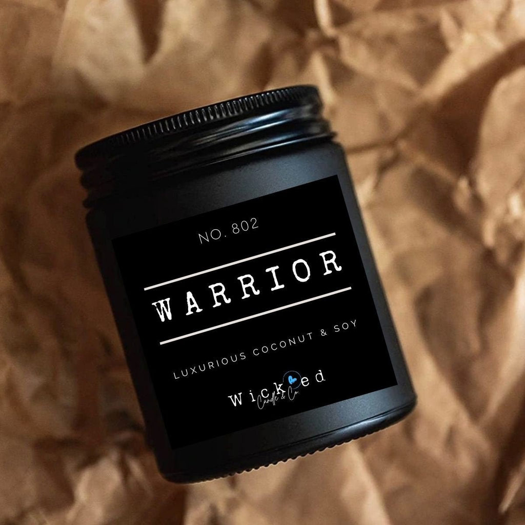 WARRIOR SCENTED CANDLE - Wick'ed Fragrance House