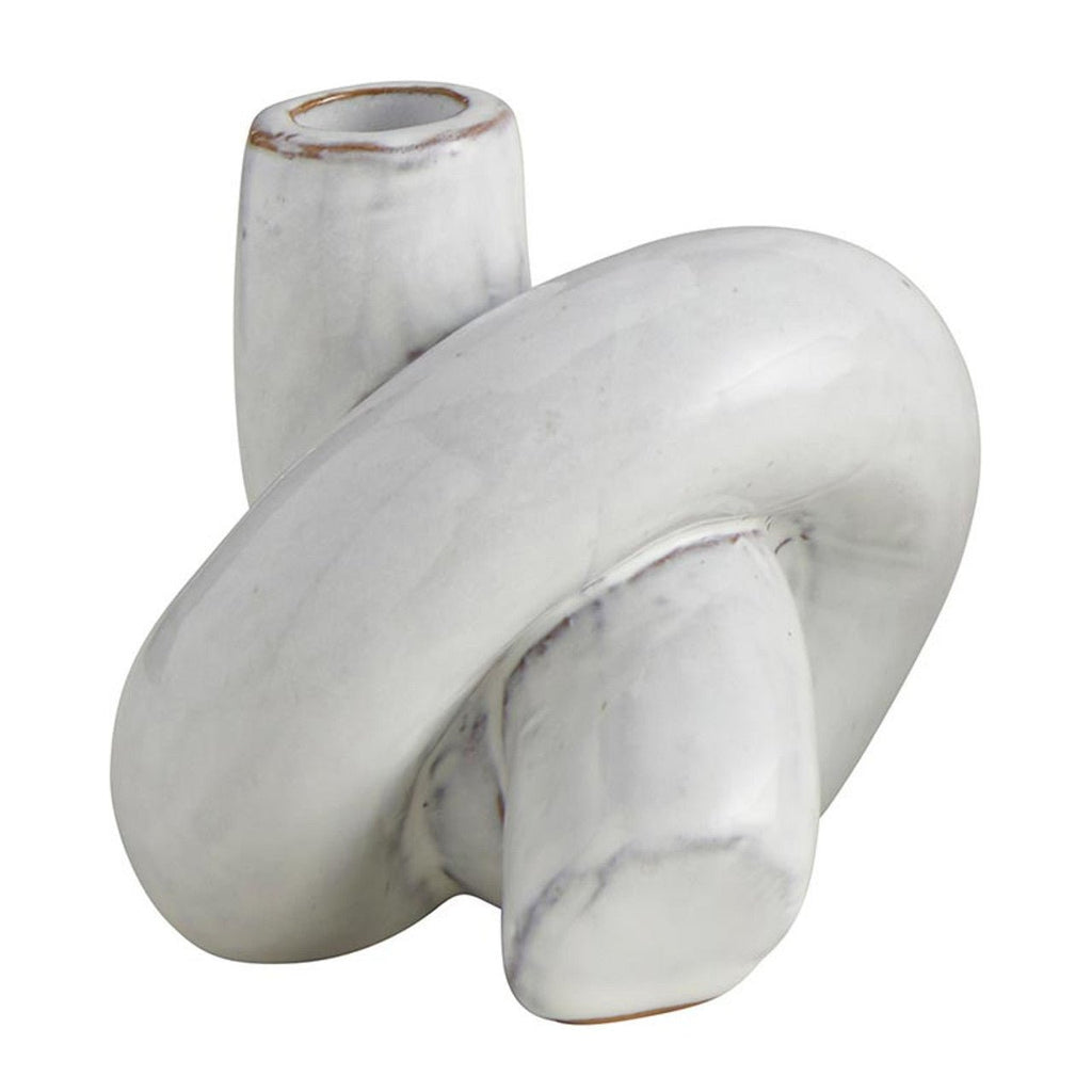 WHITE KNOT CANDLE HOLDER - Wick'ed Fragrance House