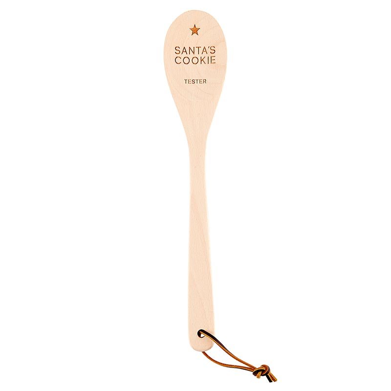 Wooden Baking Spoons - Santa's Cookie Tester - Wick'ed Fragrance House