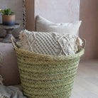 WOVEN ESPARTO GRASS UTILITY BASKET - Wick'ed Fragrance House